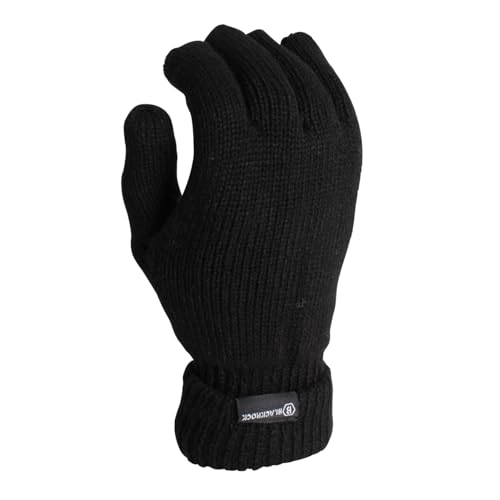 Blackrock HEAT Thermal Gloves, Mens Gloves, Womens Gloves, Winter Gloves, Black Gloves, Womens Mens Accessories, Warm, Heated Clothing, Wooly Gloves, Warmer, Hiking, Fleece, Unisex Large/XL