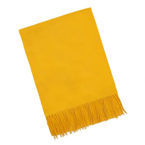 vimate Fashion Yellow Scarf, Classic Cashmere Feel Winter Scarf Super Soft Collection(UK-Yellow)