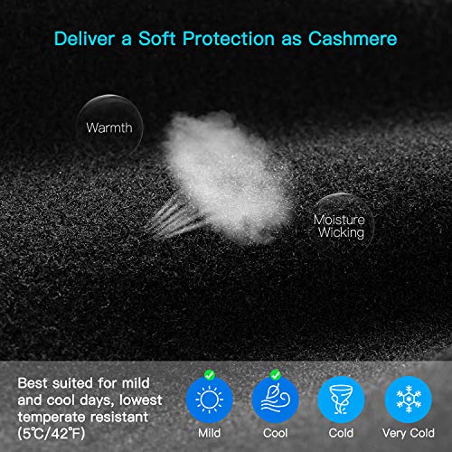 Unigear Running Gloves, Touch Screen Anti-slip Lightweight Gloves Liners for Cycling Biking Sporting Driving for Men Women