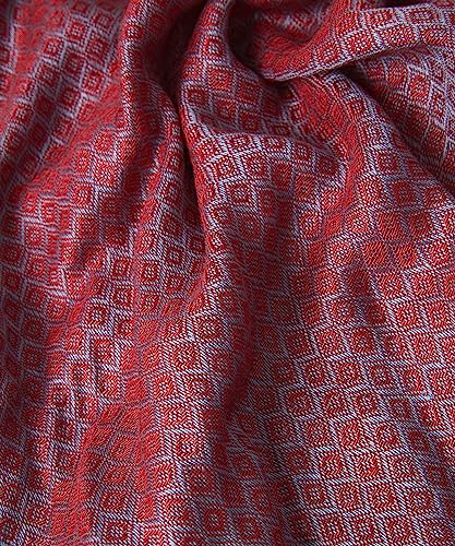 Joe Browns Men's Two Toned Raw Edge Scarf, Red/Blue, One Size