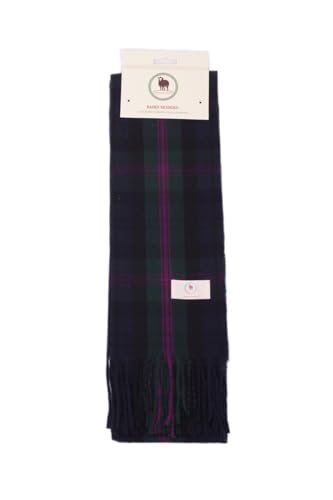 TG Thistle Gem Traditional Tartan Clan Scarves – Multicolor, super-soft Scottish Clan Tartan Scarf - Perfect for both Men and Women (BLACKWATCH ANCIENT)