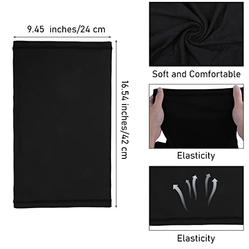 Sibba Masks Neck Face Gaiter 2 Pieces Winter Coverings Warmer Scarf Bandanas Head Black Multifunctional Headwear Hats Novelty Anime Breathable Sun Mask Sports Outdoors Recreation Clothing Men