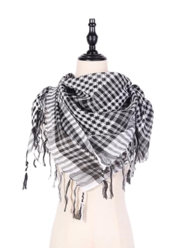 testlili Desert Shemagh Scarf effiyeh Scarf Men,Palestine Arafat Scarf Stylish & versatile fashion scarf for Men & Women of All Ages