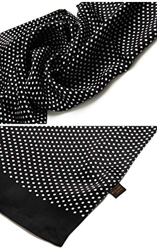 UK_Stone Men's 100% Silk Scarf, Vintage Pattern, One Size