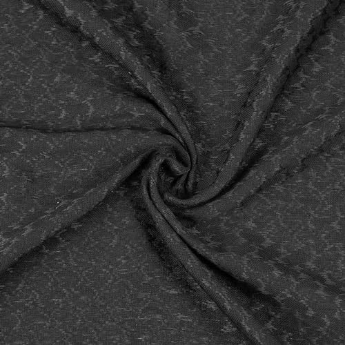 EXPLORE LAND Cotton Military Shemagh Tactical Desert Keffiyeh Scarf Wrap Black