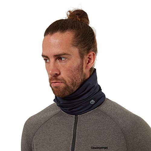 Craghoppers HEIQ Viroblock Neck & Face Scarf, Blue Navy Marl, One size