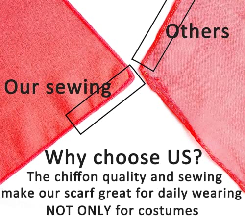 French Artist and Mime Men Red Scarves from the 1950s 26"x26"