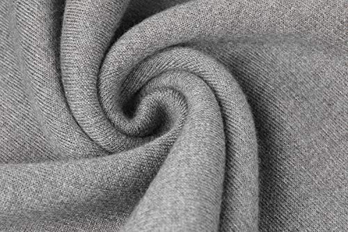 Vextrofort Men's Scarves, Fashion Cashmere Wool Feel Winter Scarves for Men Long Cold Weather - Black