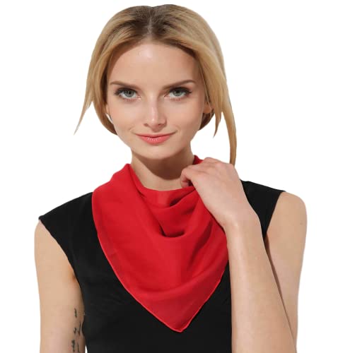 French Artist and Mime Men Red Scarves from the 1950s 26"x26"