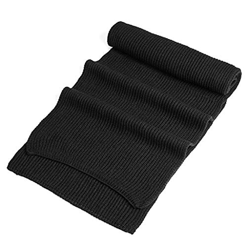 VICSPORT Warm Autumn and Winter Scarf, Unisex Pure Color Winter Neck Warm Knitting Yarn Scarf