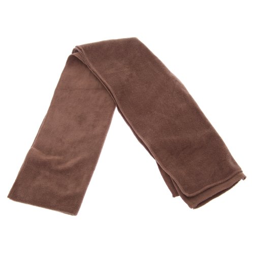 Mens Thermal Polar Fleece Winter/Ski Scarf (158cm x 26cm) (Black)