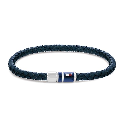 Tommy Hilfiger Jewelry Men's Leather Bracelet Blue - 2790294