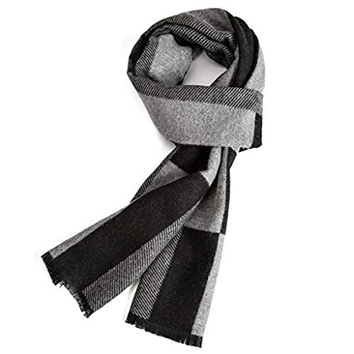 VICSPORT Warm Winter Scarf Men Autumn Elegant Plaid Scarves