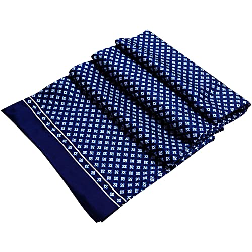 LONXU Fashion Mens 100% Silk Long Scarf/Cravat Scarives Double Layer_Fits All Seasons