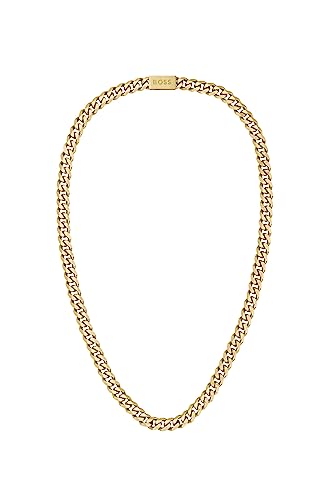 BOSS Jewelry Men's CHAIN FOR HIM Collection Chain Necklace Yellow gold - 1580402