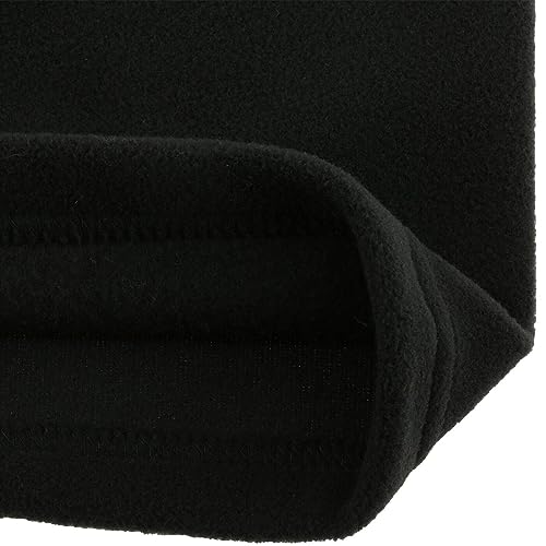 SUFFUSE Neck Warmer Scarf Snood Men Winter Thick Fleece Thermal Windproof Balaclava Mask Hat Neck Gaiter Tube For Mens Women Black