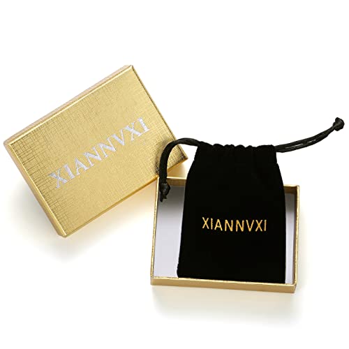 XIANNVXI Wolf Tooth Necklaces for Men Women Healing Crystals Pendant Necklaces Obsidian Crystal Necklaces Adjustable Rope Gemstone Reiki Jewellery