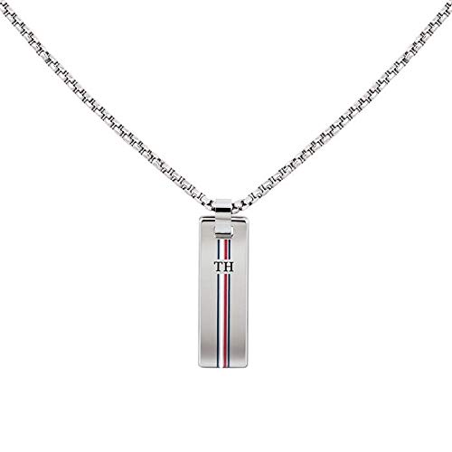 Tommy Hilfiger Jewelry Men's Stainless Steel Pendant Necklace - 2790169