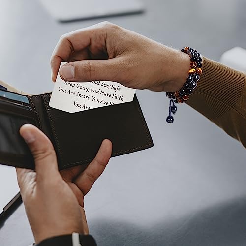 TOLOWOBK Mens Bracelet Gifts Tiger Eye Bracelet Black Obsidian Crystal Bracelet Triple Protection Beaded Bracelets for Men Boys Birthday Valentines Day Gifts for Him Boyfriend Husband Dad Son Grandson