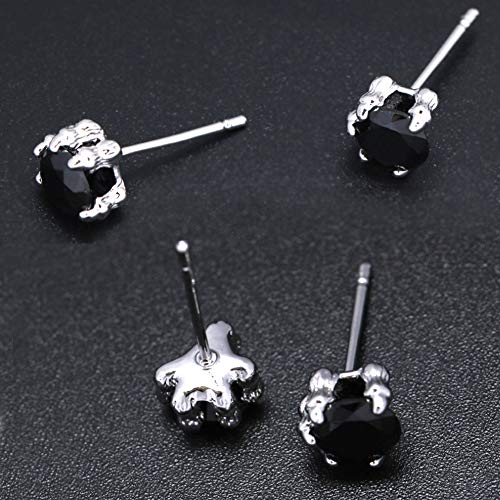 EQLEF Dragon Claw Jewellery Set, Gothic Dragon Claw necklace Alloy/Dragon Stud Earrings/Mens Dragon Ring Gift for Punk Lovers(3 pcs)