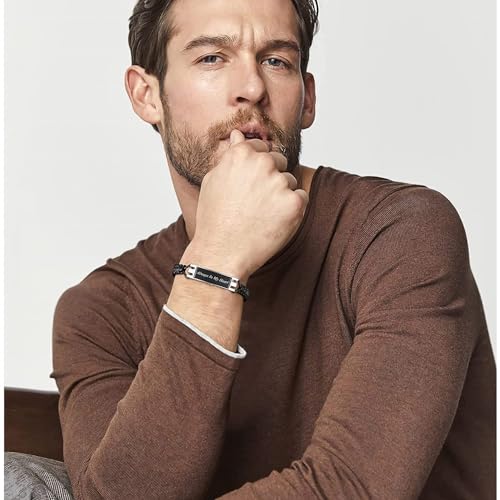 Cremation Jewelry for Ashes Urn Cuff Bangle Rope Bracelet for Men Women Cremation Bracelet for Pet Ashes Keepsake Memorial Ash Bracelet Gifts (Style1-Always In My Heart)