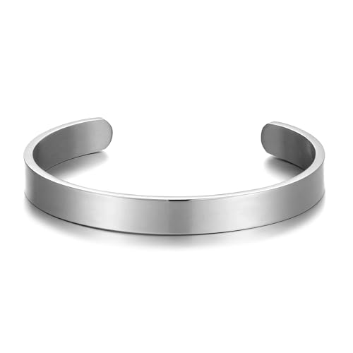 Philip Jones Men's Stainless Steel Cuff Bracelet