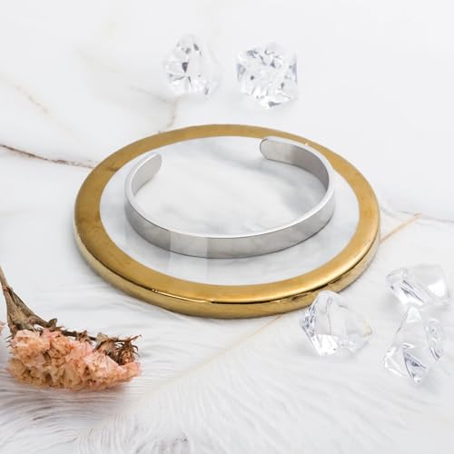 Philip Jones Men's Stainless Steel Cuff Bracelet