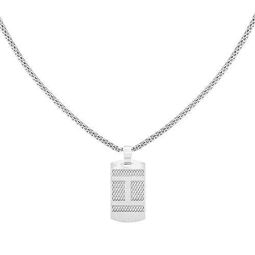Tommy Hilfiger Jewelry Men's Stainless Steel Pendant Necklace - 2790316