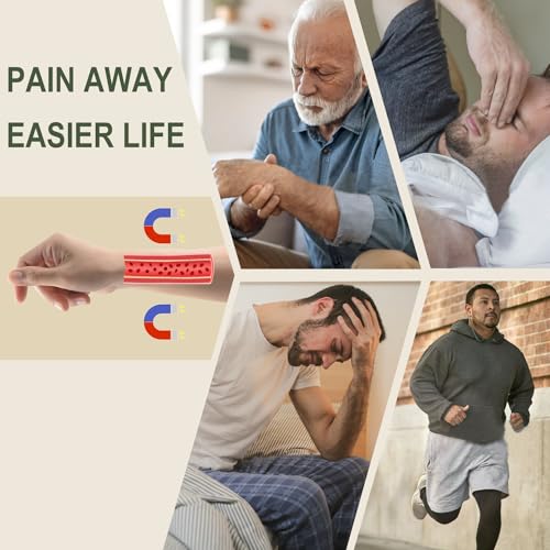 MagEnergy Mens Copper Bracelet 99.9% Pure Copper Magnetic Bracelet with 6 Powerful Magnets with Jewelry Gift Box