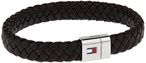 Tommy Hilfiger Jewelry Men's Leather Bracelet Brown - 2790330