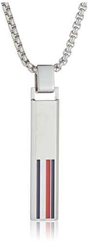 Tommy Hilfiger Jewelry Men's Stainless Steel Pendant Necklace - 2790314
