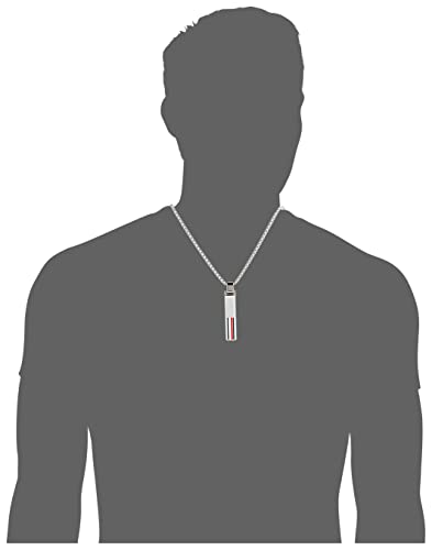 Tommy Hilfiger Jewelry Men's Stainless Steel Pendant Necklace - 2790314