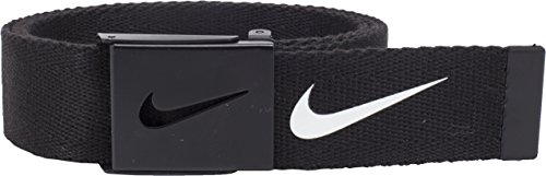 NIKE Men's tech apparel belts, Black, One Size UK