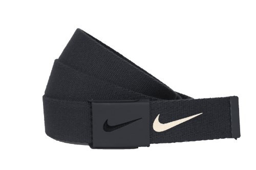 NIKE Men's tech apparel belts, Black, One Size UK