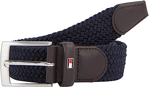 Tommy Hilfiger Men New Adan 3.5 Belt Fabric, Blue (Sky Captain), 85