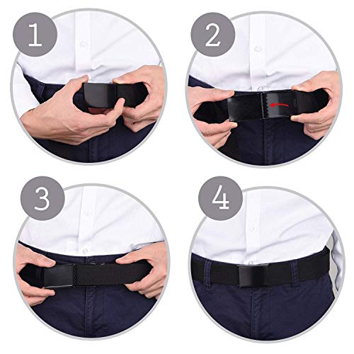 WedDecor Unisex Webbing Belt Fits 26-51 Inches - Army Combat Style Cotton Fabric Canvas Material - With Shiny Silver Buckle Slide Catch Clamp for Casual Wear-White