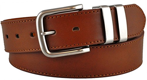 Ossi 38mm Tan Belt with Double Loop for Men - Medium