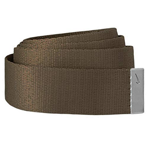 NIKE Men's 3 Pack Web Belt, Black/Cargo Khaki/Khaki