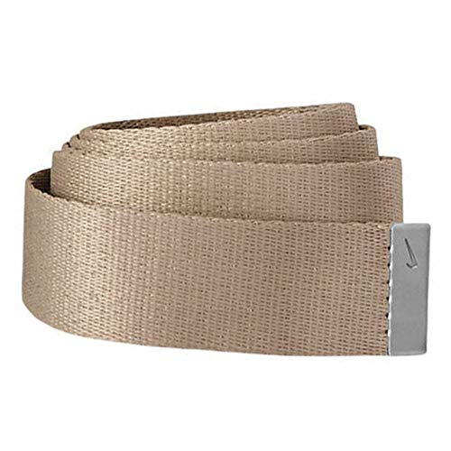 NIKE Men's 3 Pack Web Belt, Black/Cargo Khaki/Khaki