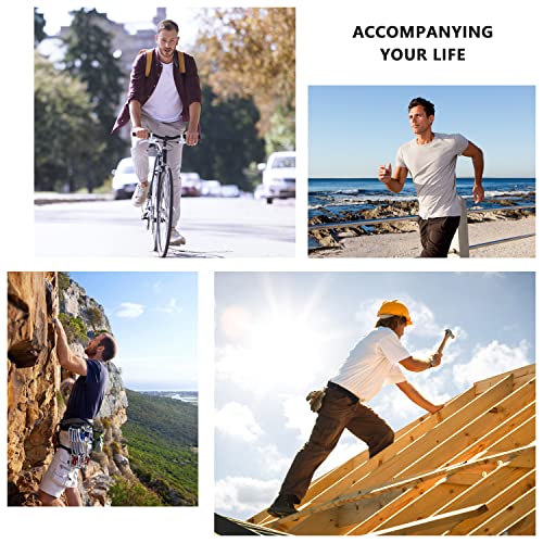 LXMY Work Belts for Men,Belts for Men,Adjustable Nylon Fabric Belt,No Metal Buckle, Fast Pass Through the Airport Security,Suitable for Anywhere