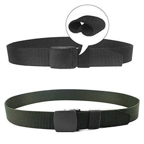Chalier Belt, 01-Black & Army Green, One Size