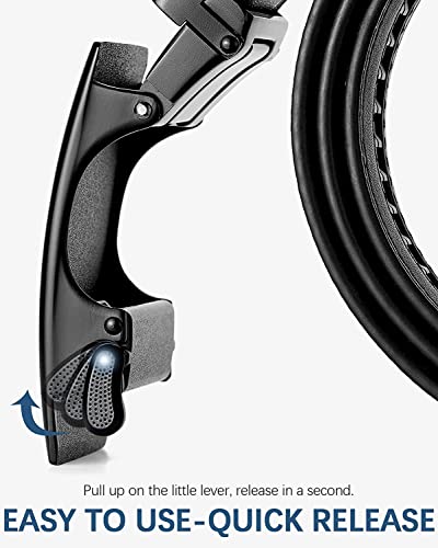 BOSTANTEN Men's & Women's Leather Ratchet Dress Belt with Automatic Sliding Buckle Belts Black