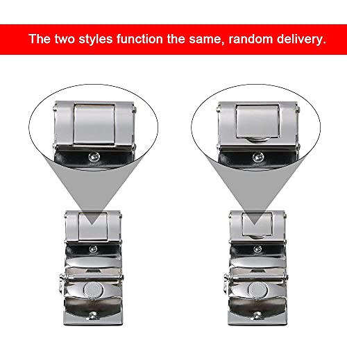 flintronic Men’s Leather Belt, Automatic Buckle Leather Ratchet Belt 3.5cm/1.37 inch * 130cm/49.2inch (Keychain & Gift Box Include)