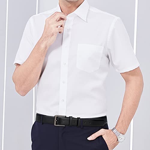 maikun Men's Belts,Black Leather Belt for Men, Black Belt Men,Mens Leather Belt,Mens Leather Belts for Trousers Black BuckleLength 105cm