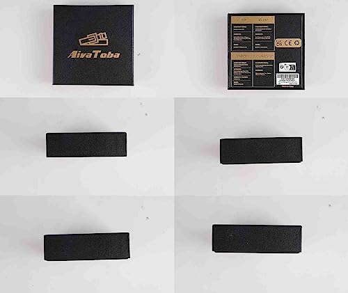 AivaToba Mens Leather Belt Reversible, Belts for Men with Rotated Buckle, Great for Suits，Jeans, Casual & Business Work, Black & Brown.