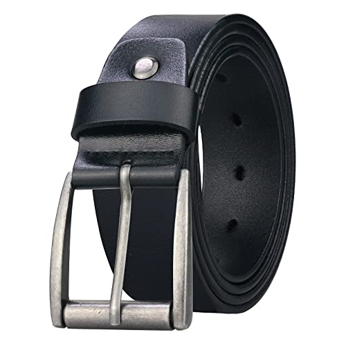 maikun Mens Leather Belts 34-36inch, Mens Belts Leather For Jeans Trousers,Golf Belts,Leather Work Belt Designer Belts Length 1100mm