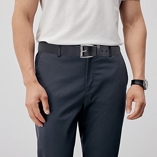 maikun Mens Leather Belts 34-36inch, Mens Belts Leather For Jeans Trousers,Golf Belts,Leather Work Belt Designer Belts Length 1100mm