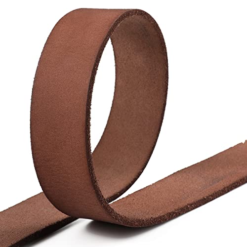 BELTER Belts for Mens Belt Cowhide Leather Cowboy Casual Work Belt Mens Genuine Leather Belt (Brown, 38"-40" Waist)