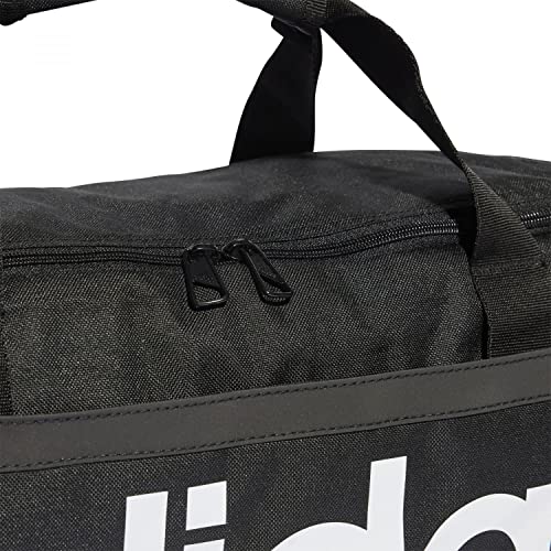 ADIDAS HT4743 Linear Duffel M Gym Bag Unisex Adult Black/White Size NS