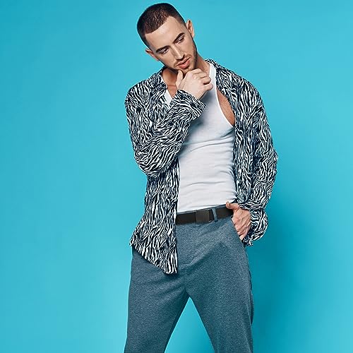 Firtink 3 Pcs Men's Canvas Belt, Lightweight Nylon Canvas Belt for Men, Metal Free Fabric Belt, Plastic Buckle, Men's Plastic Belt for Quick Passage Through Airport Security